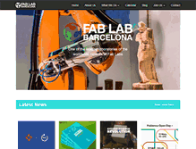 Tablet Screenshot of fablabbcn.org